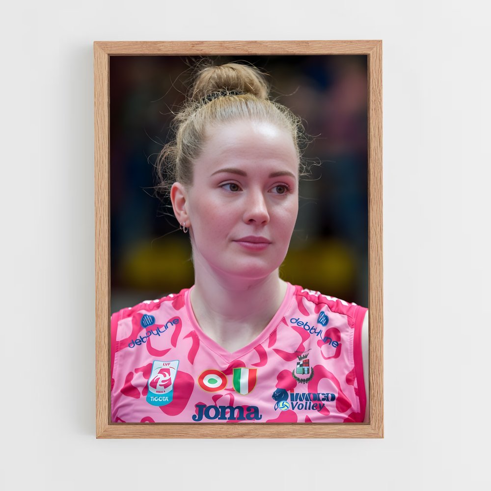 Poster Isabelle haak fonctionnalité – affiche Volleyball (vue 4)